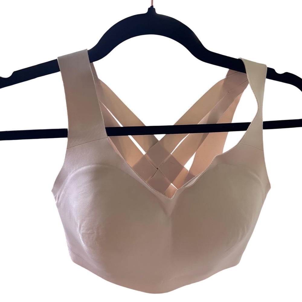 Lululemon Enlite Bra Nude Beige High Support Sports Bra 32DD